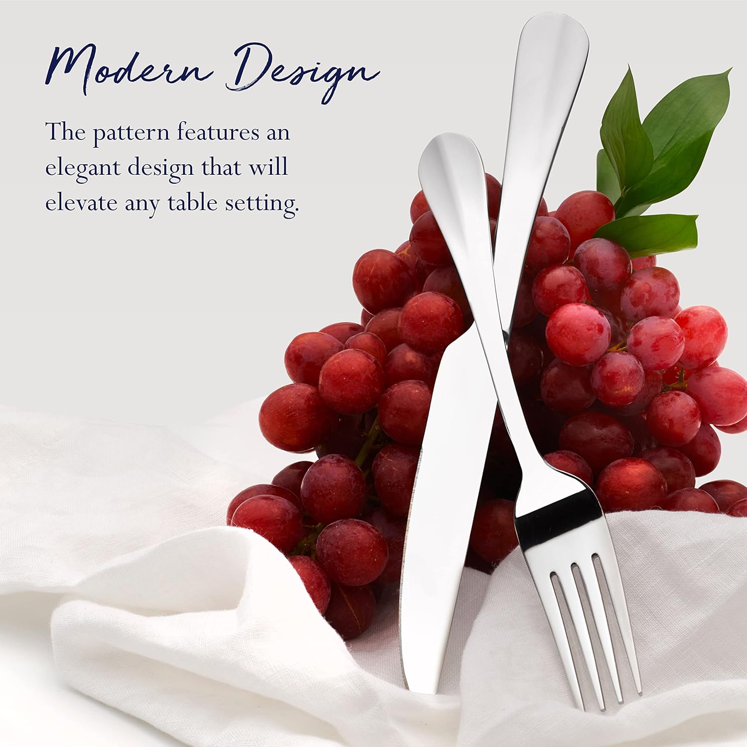 Pfaltzgraff Everyday Simplicity 53-Piece Stainless Steel Flatware Set, Service for 8 - Image 7